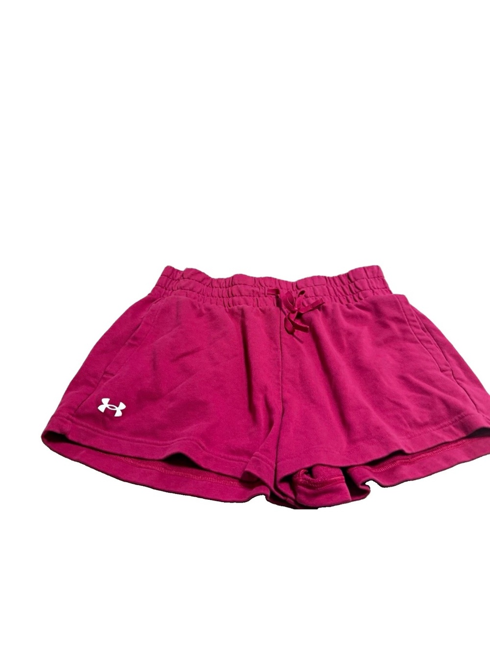 Under Armour Women’s Hot Pink Loose Fit Sweat Shorts! XL 34x3